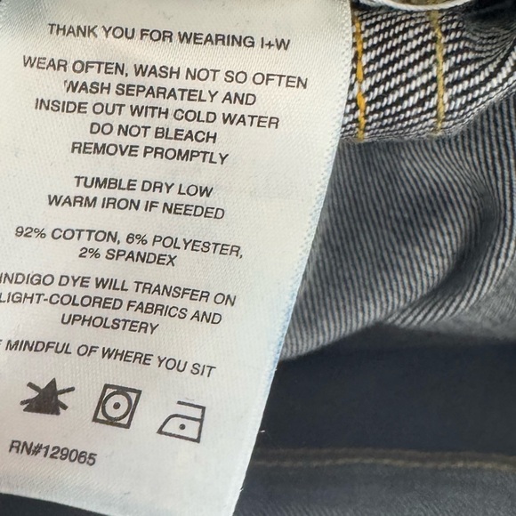 Imogene + Willie Size 26 Imogene Slim Jeans Dark Wash Stretch Denim NWOT - Picture 11 of 14